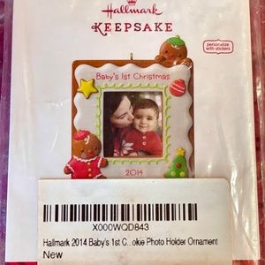 Hallmark Keepsake Baby's 1st Christmas Photo Holder Ornament